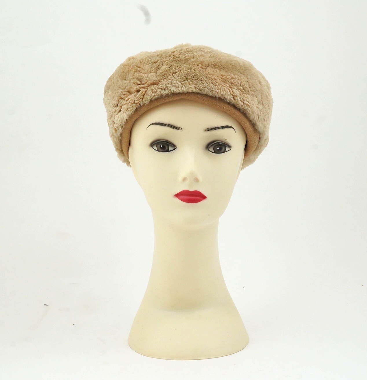 A 1950's lady's fur hat formerly the property of Audrey Hepburn